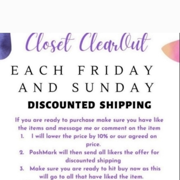 ⬇️CCO HOW TO GET REDUCED SHIPPING COSTS PAID FOR BY POSHMARK CCO PRICES ARE FIRM - Picture 3 of 10